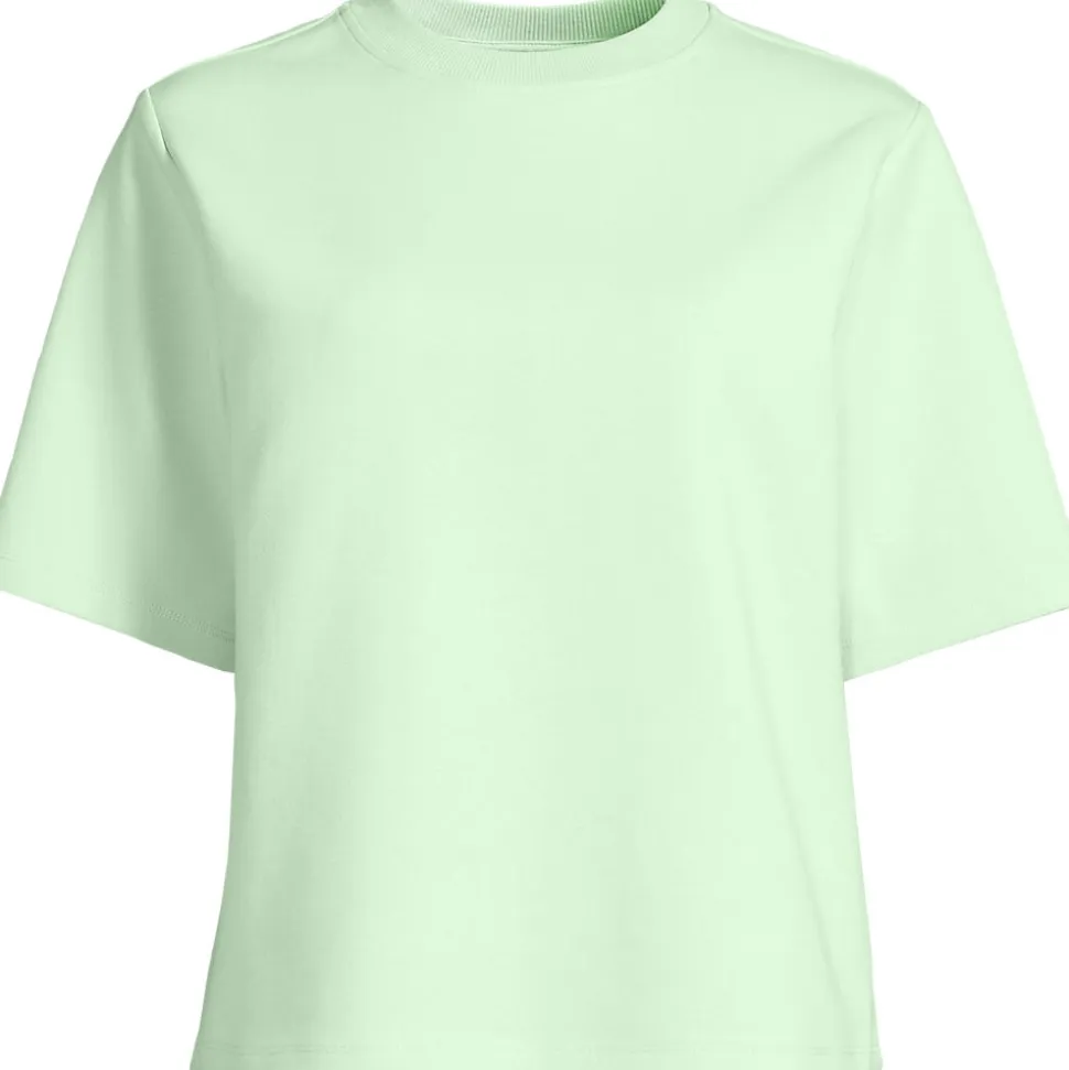 Samtweiches Shirt mit Rundhalsausschnitt für Damen