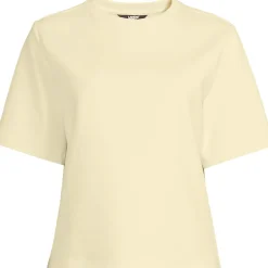 Samtweiches Shirt mit Rundhalsausschnitt für Damen