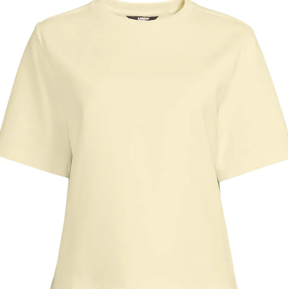Samtweiches Shirt mit Rundhalsausschnitt für Damen