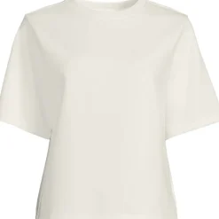 Samtweiches Shirt mit Rundhalsausschnitt für Damen