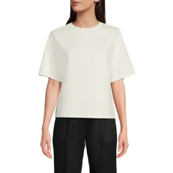 Samtweiches Shirt mit Rundhalsausschnitt für Damen