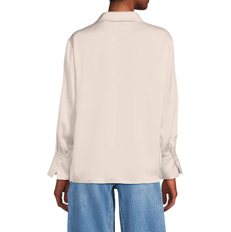 Satinbluse für Damen