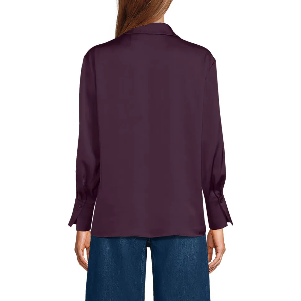 Satinbluse für Damen