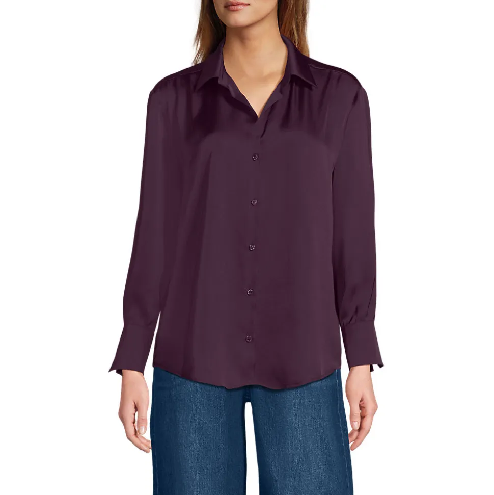 Satinbluse für Damen