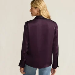 Satinbluse für Damen