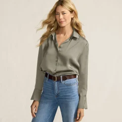 Satinbluse für Damen