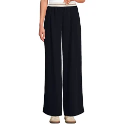 Satinhose mit Streifenbund für Damen