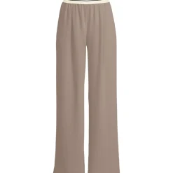 Satinhose mit Streifenbund für Damen