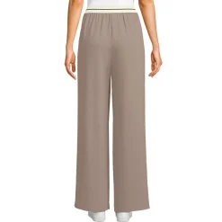 Satinhose mit Streifenbund für Damen
