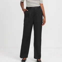 Satinhose mit weitem Bein für Damen