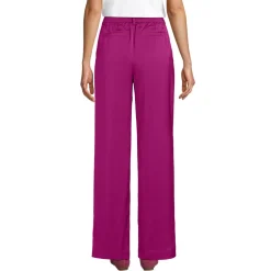 Satinhose mit weitem Bein für Damen