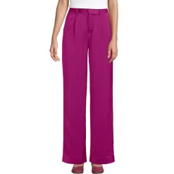 Satinhose mit weitem Bein für Damen