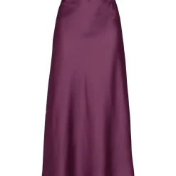 Satin-Midirock für Damen
