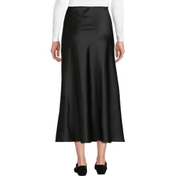 Satin-Midirock für Damen