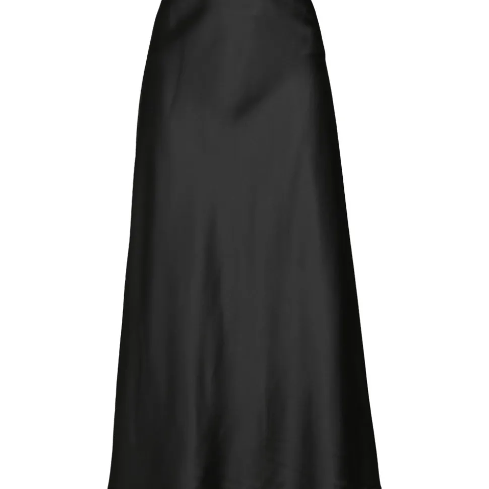 Satin-Midirock für Damen