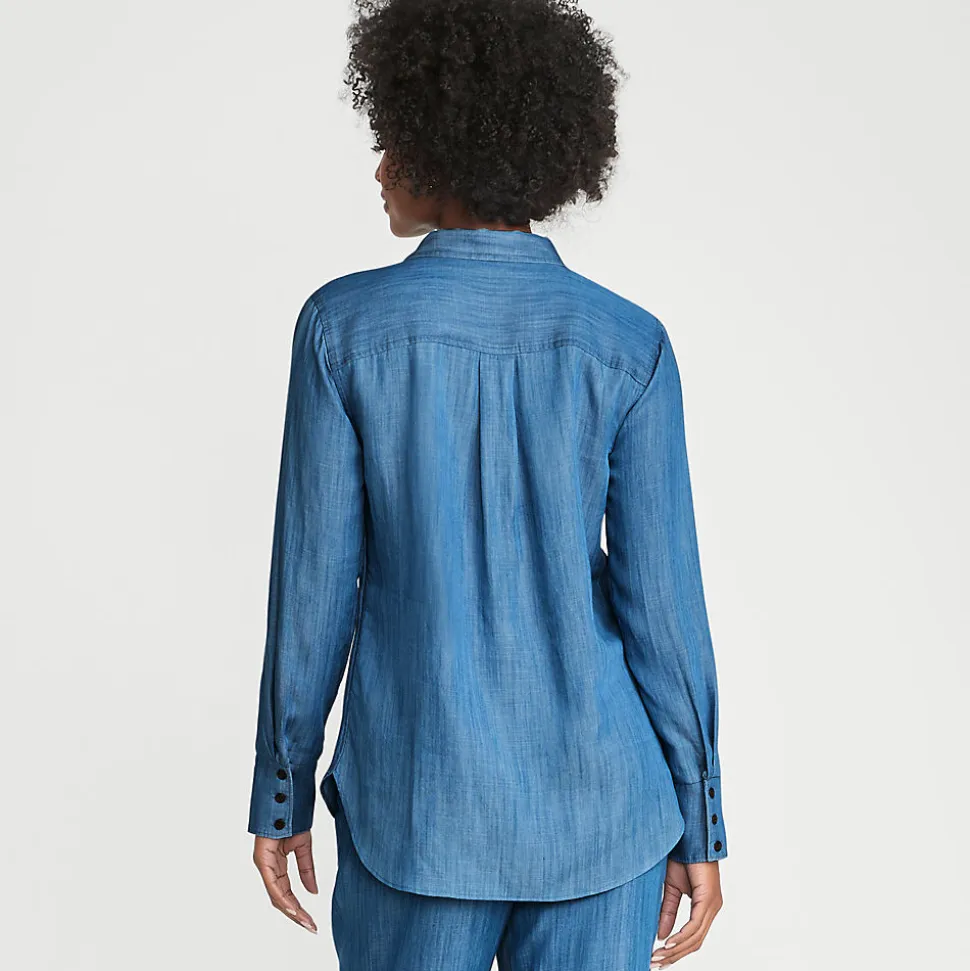 Schlupfbluse aus TENCEL für Damen