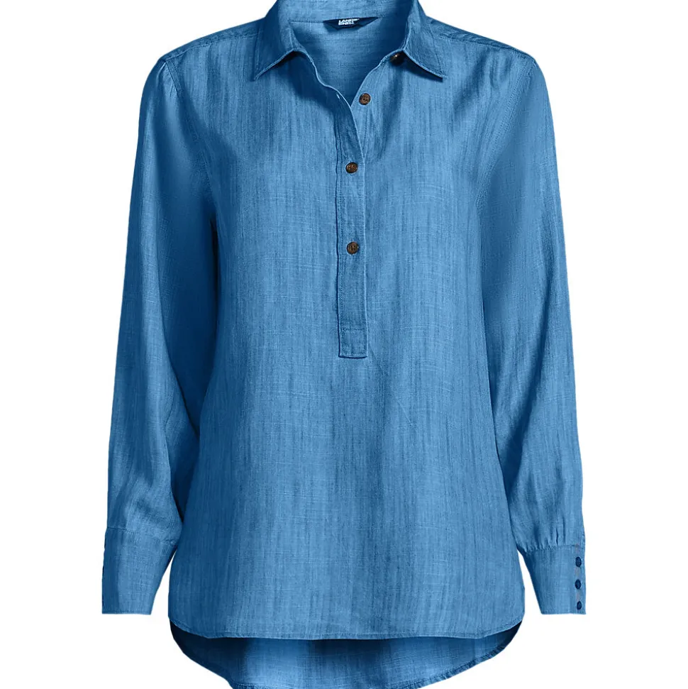 Schlupfbluse aus TENCEL für Damen