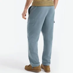 Schlupfbund-Cargohose aus Baumwoll/Leinen-Mix für Herren