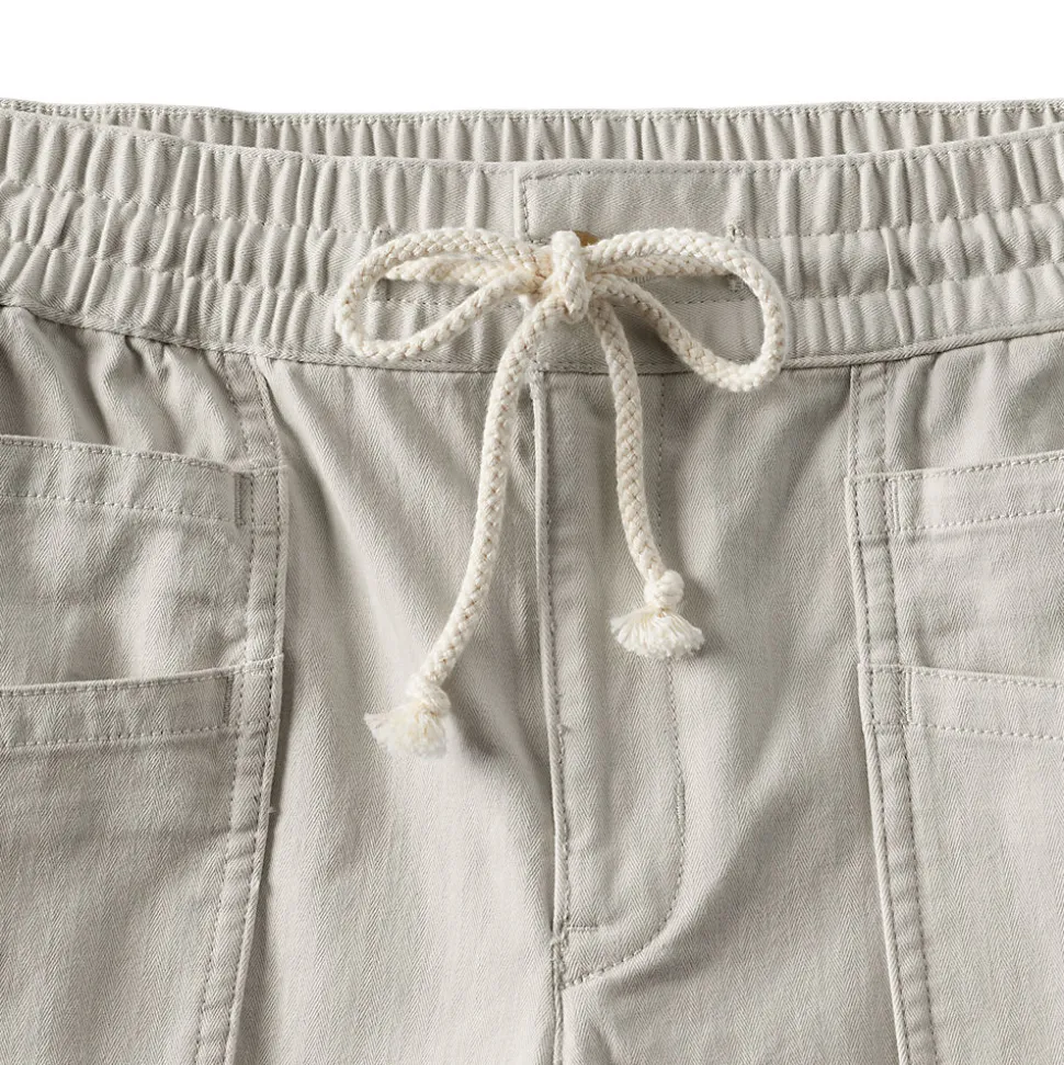 7/8-Schlupfchinos mit Fischgrätmuster für Damen