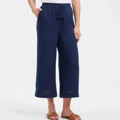 7/8-Schlupfhose aus Musselin