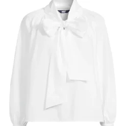 Schluppenbluse aus Baumwolle für Damen