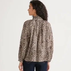Schluppenbluse für Damen