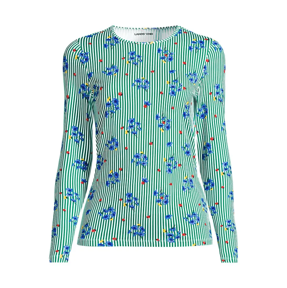 Schnelltrocknendes UPF 50 Sonnenschutz-Badeshirt für Damen