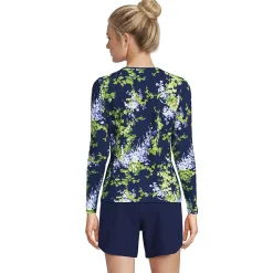 Schnelltrocknendes UPF 50 Sonnenschutz-Badeshirt für Damen