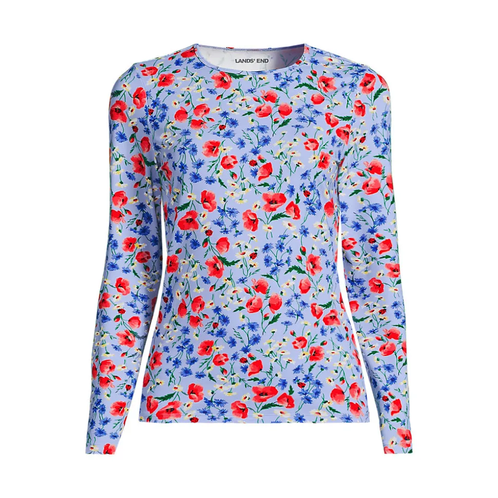 Schnelltrocknendes UPF 50 Sonnenschutz-Badeshirt für Damen