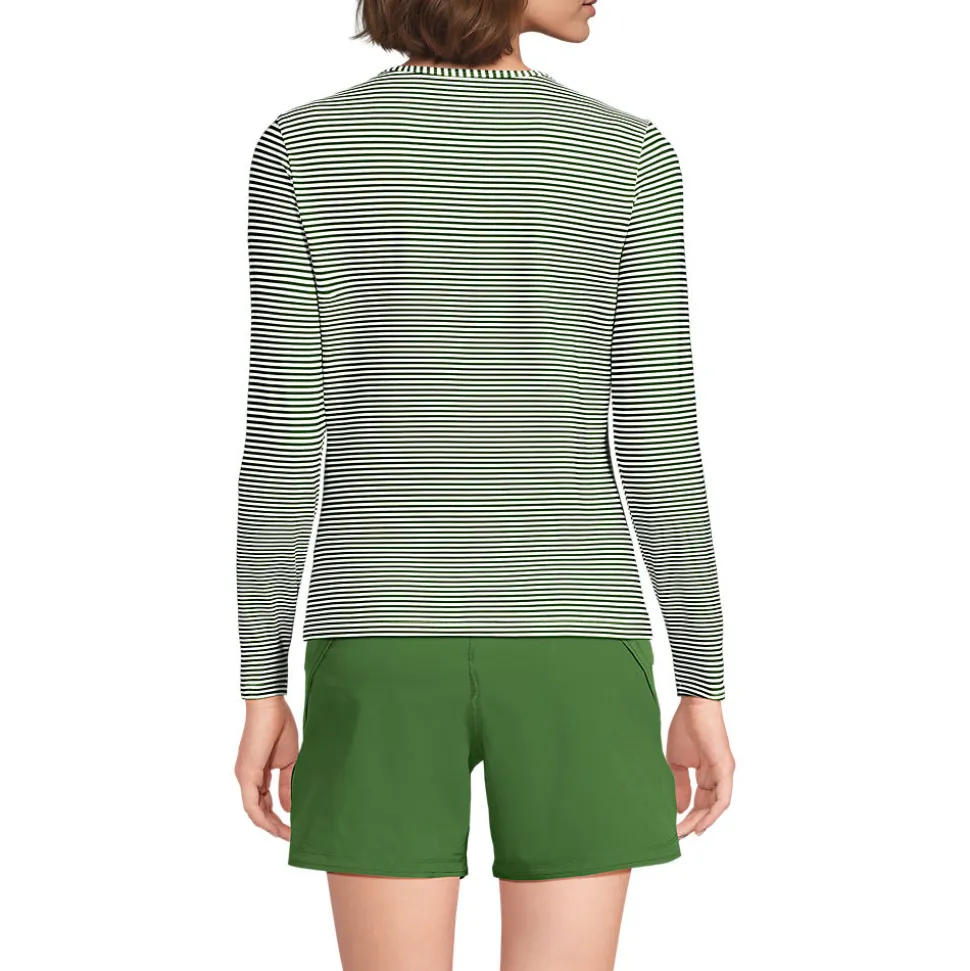 Schnelltrocknendes UPF 50 Sonnenschutz-Badeshirt für Damen