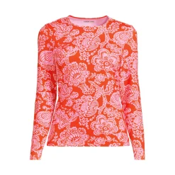 Schnelltrocknendes UPF 50 Sonnenschutz-Badeshirt für Damen