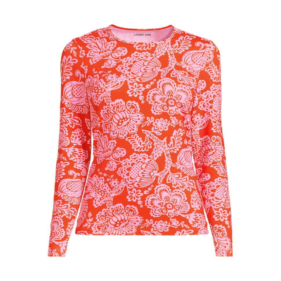 Schnelltrocknendes UPF 50 Sonnenschutz-Badeshirt für Damen