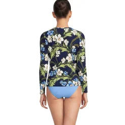 Schnelltrocknendes UPF 50 Sonnenschutz-Badeshirt für Damen
