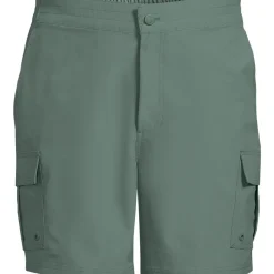 Schnelltrocknende UPF 50 Cargo-Badeshorts für Herren, 18 cm