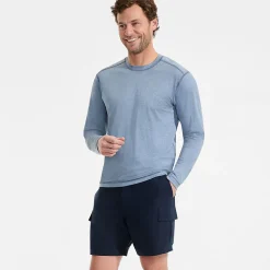 Schnelltrocknende UPF 50 Cargo-Badeshorts für Herren, 18 cm