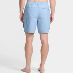 Schnelltrocknende UPF 50 Cargo-Badeshorts für Herren, 18 cm