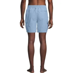 Schnelltrocknende UPF 50 Cargo-Badeshorts für Herren, 18 cm