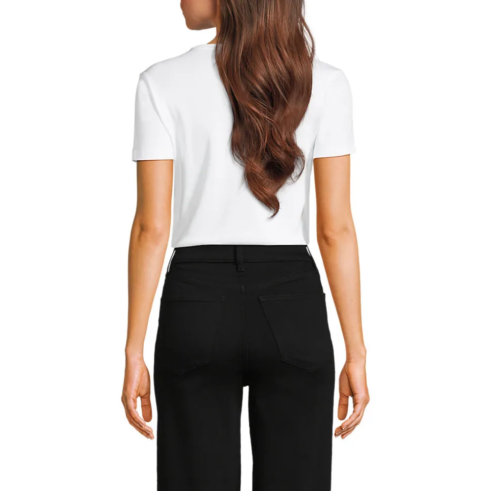 Schwarze Rail Straight Fit Jeans High Waist für Damen