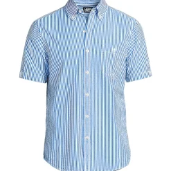 Seersucker-Kurzarmhemd für Herren, Classic Fit