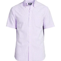 Seersucker-Kurzarmhemd für Herren, Classic Fit