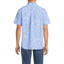 Seersucker-Kurzarmhemd für Herren, Classic Fit