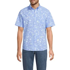 Seersucker-Kurzarmhemd für Herren, Classic Fit