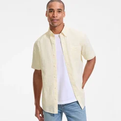 Seersucker-Kurzarmhemd für Herren, Classic Fit