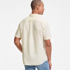 Seersucker-Kurzarmhemd für Herren, Classic Fit