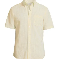 Seersucker-Kurzarmhemd für Herren, Classic Fit