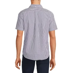 Seersucker-Kurzarmhemd für Herren, Classic Fit