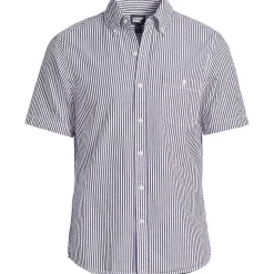 Seersucker-Kurzarmhemd für Herren, Classic Fit