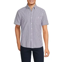 Seersucker-Kurzarmhemd für Herren, Classic Fit