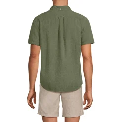 Seersucker-Kurzarmhemd für Herren, Classic Fit