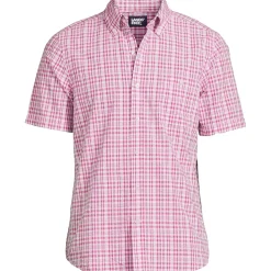 Seersucker-Kurzarmhemd für Herren, Classic Fit